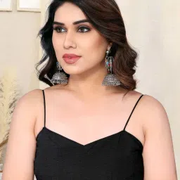 MIRCHI FASHION Beige & Red Floral Print Saree With Unstitched Blouse image 5