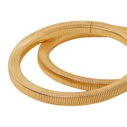 Accessorize London Gold-Plated Chain Bracelets -Set of 2 image 4