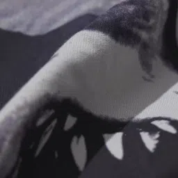 The Souled Store Monochrome Cotton Loose Fit Printed T-Shirt image 5