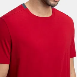 Jockey AM69 Men's Super Combed Cotton Round Neck Half Sleeve T-Shirt image 5