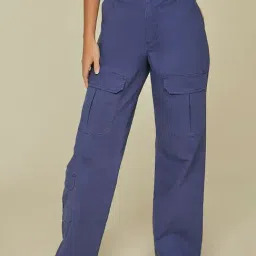 FOREVER 21 WOMEN HIGH WAIST STRAIGHT FIT ANKLE LENGTH JEANS-image-34