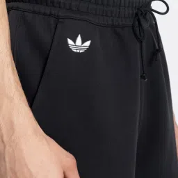 Adidas Originals Black Loose Fit Shorts image 5