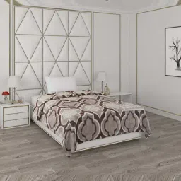 Monte Carlo Brown Polyester 553 GSM Winter Blanket-picture-20