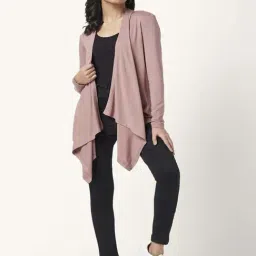 Honey by Pantaloons Pink Full Sleeves Shrug image 4