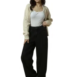 Allen Solly Black Plain Jeans image 5