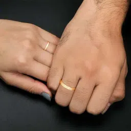 GIVA 925 Sterling Silver Golden Ring for Unisex-image-84