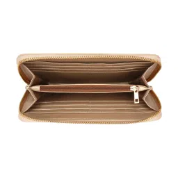 Carlton London Beige Small Zip around Wallet for Women image 5