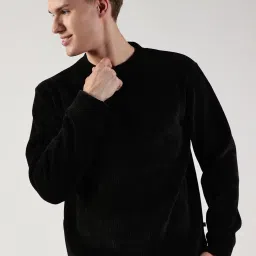 Thomas Scott Black Polyster Regular FitSweatshirt image 5