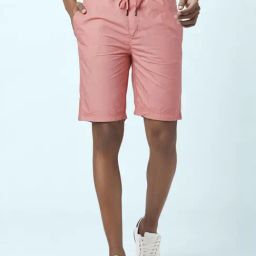 Urban Ranger By Pantaloons Coral Cotton Slim Fit Shorts-picture-10
