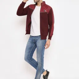 Duke Wine Regular Fit Printed Sweatshirt image 5