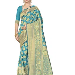 Maroosh Woven Design Zari Banarasi Saree-picture-33