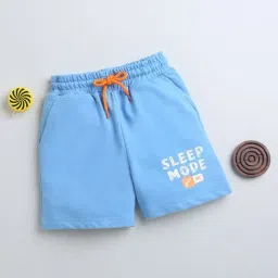 Bumzee Kids Blue Solid Shorts-image-72
