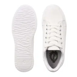 Shoetopia Kids White Casual Sneakers image 5