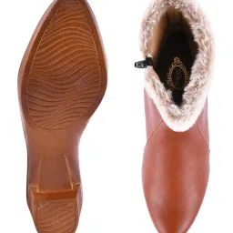 Shoetopia Kids Tan Casual Boots image 5