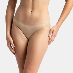 Jockey Black & Beige Modal Regular Fit Panty image 2