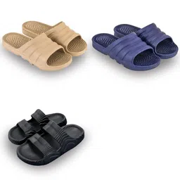 Feel alive Men Set Of 3 Ultra-Comfortable Lightweight Flip Flops-picture-35