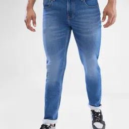 Spykar Blue Slim Fit Jeans-image-74