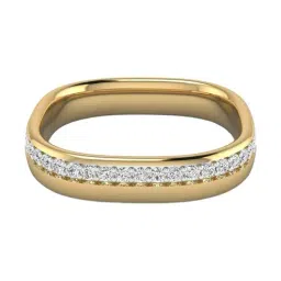 SHINE ETERNAL Lab Grown Diamond 14k (585) Yellow Gold Ring for Men-picture-26