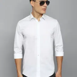 Louis Philippe Sport White Slim Fit Printed Shirt-picture-24