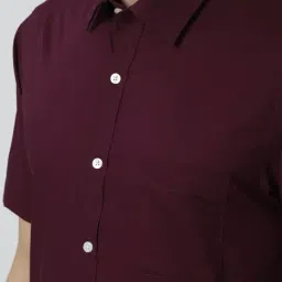 Peter England Purple Regular Fit Shirt image 4