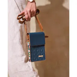 Chumbak The Policia Crossbody Sling Bag With Detachable Strap - Floral image 3