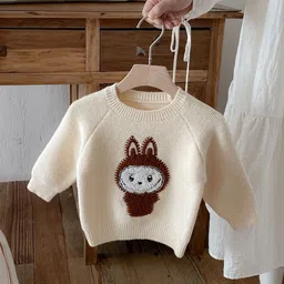 LULU & SKY Unisex Kids Embroidered Pullover with Applique Detail-picture-13