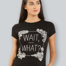 Lyra Black Cotton Printed T-Shirt-picture-22