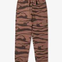GAP Kids Brown Slim Cotton Printed Joggers-image-63