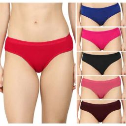 AROUSY Black & Pink Bikini Panties - Pack Of 6-picture-24