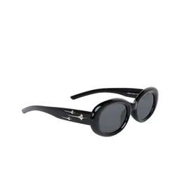London Rag Women Oval Sunglasses with UV Protected Lens SG141_Black-image-11