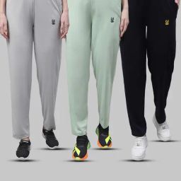 Vimal Jonney Multicolor Cotton Track Pants - Pack of 3-picture-49
