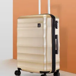 Nasher Miles Rome Hard-Sided Polycarbonate Check-In  Bronze 24 inch |65cm Trolley bag-image-73