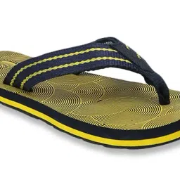 Red Chief Men's Navy & Yellow Flip Flops image 4