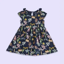 Pantaloons Baby Navy Cotton Printed Dress-picture-33