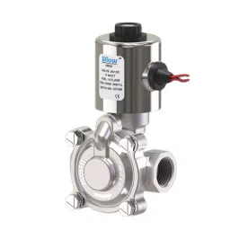 Uflow 24 V DC 2 inch Screwed (NC) Stainless Steel Pilot Operated 2/2 Way Solenoid Valve PCN-8E-picture-39