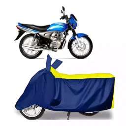 Auto Pearl Bike Cover for Bajaj Wind 125 (Yellow & Blue)-picture-29