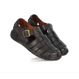 AMBLIN FOREVER Men Leather Shoe-Style Sandals image 3