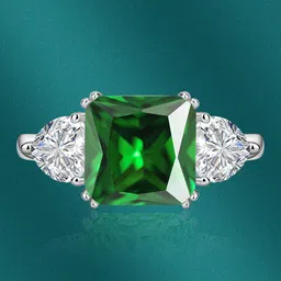 Designs & You Silver-Plated Cubic Zirconia-Studded Finger Ring-picture-40