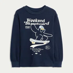 Marks & Spencer Boys Printed Cotton Sweatshirt-picture-40