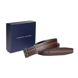 Tommy Hilfiger Men Printed Leather Reversible Formal Belt-picture-42