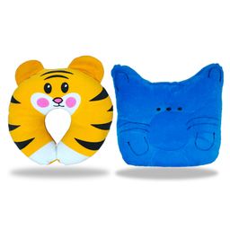 Chinmay Kids Polyester Fibre Toons & Characters Baby Pillow Pack of 2  (Yellow & Blue)-image-75