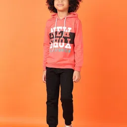 V-Mart Boys Printed Hooded Pullover Sweatshirt image 5