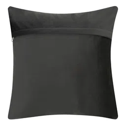 HOSTA HOMES Grey & Gold-Toned Set of 5 Floral Velvet Square Cushion Covers image 4