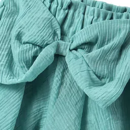 Mark & Mia Solid Color Shorts with Bow Applique - Mint image 3