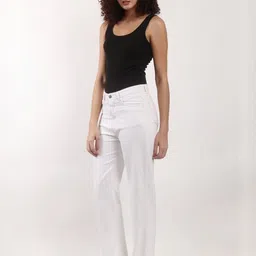 SACHIVA FASHION Women White High-Rise Stretchable Jeans-picture-11