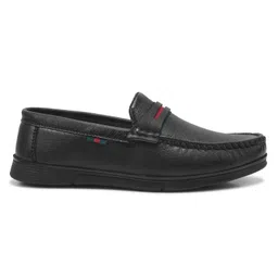 KATS Solid Slip On Loafers - Black image 5