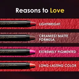 GLAM21 Set Of 3 Non-Transfer Lip Seduction- Deep Maroon 05 -Staycation 25- French Wine -22 image 2