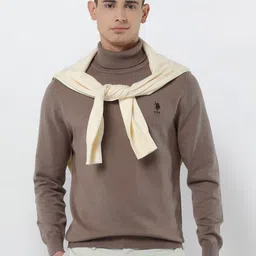 U.S. Polo Assn. Men Turtle Neck Pullover Sweaters-picture-41