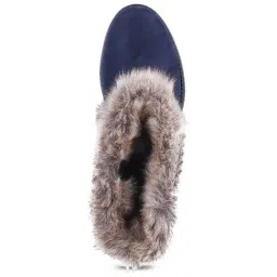 Metro Women's Navy Snow Boots image 3