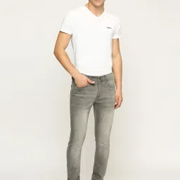 Pepe Jeans Used Grey Skinny Fit Jeans image 5